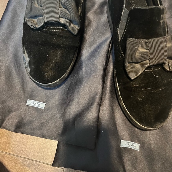 Prada velvet sneakers size 7. - Picture 3 of 5